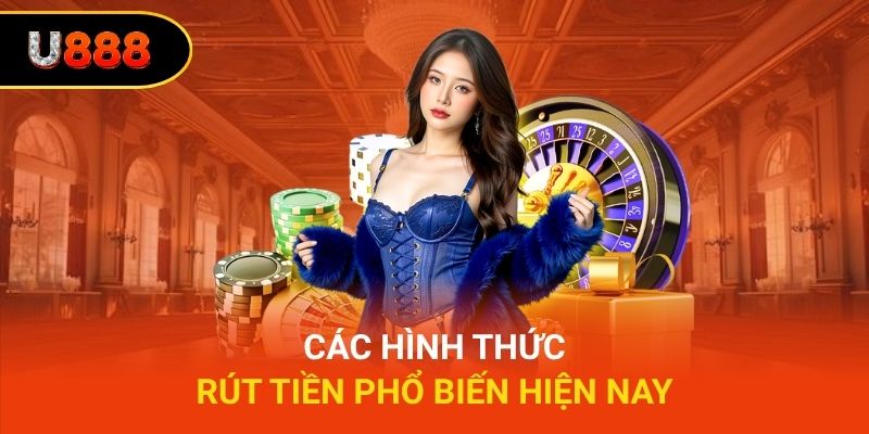 Các hình thức rút tiền phổ biến hiện nay