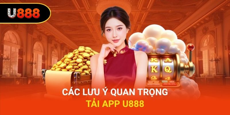Các lưu ý quan trọng khi tải app U888