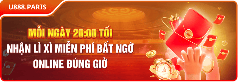 nhận lì xì miễn phí U888